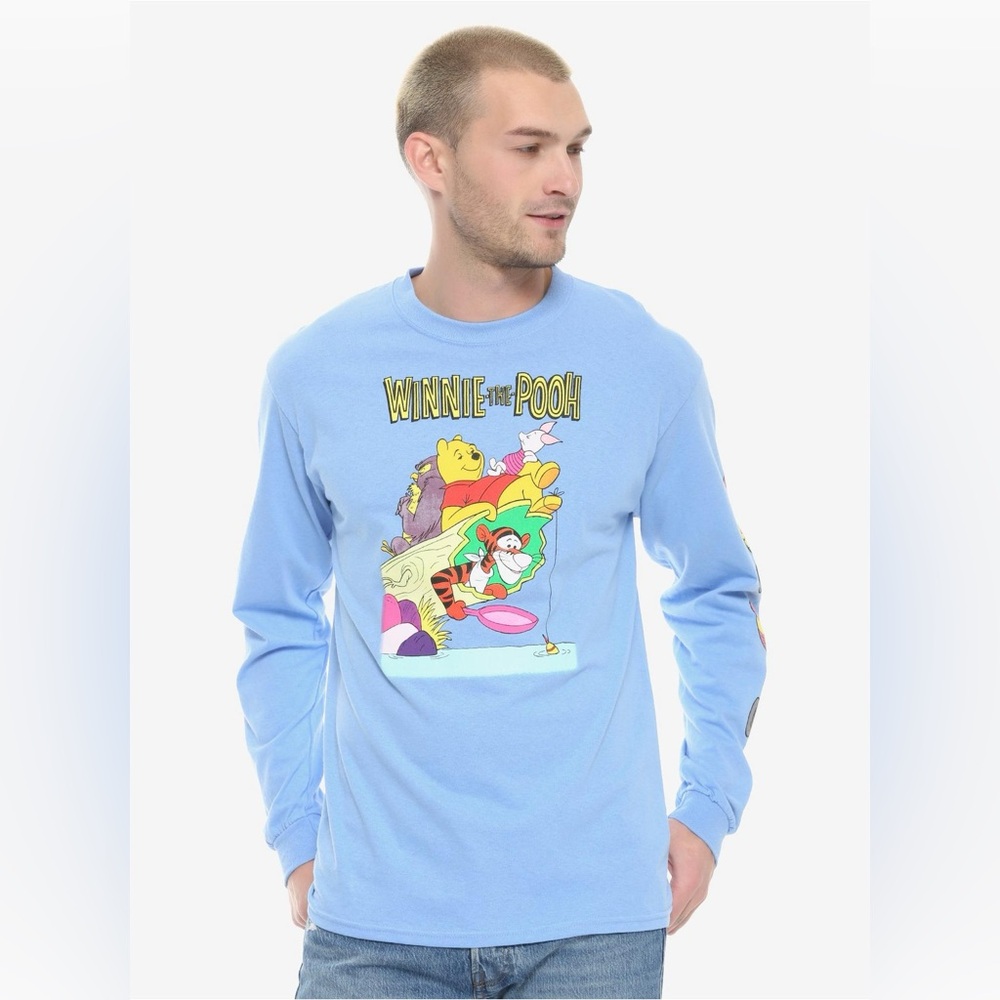 Winnie the Pooh Log Friends Long Sleeve‎ T-Shirt BoxLunch